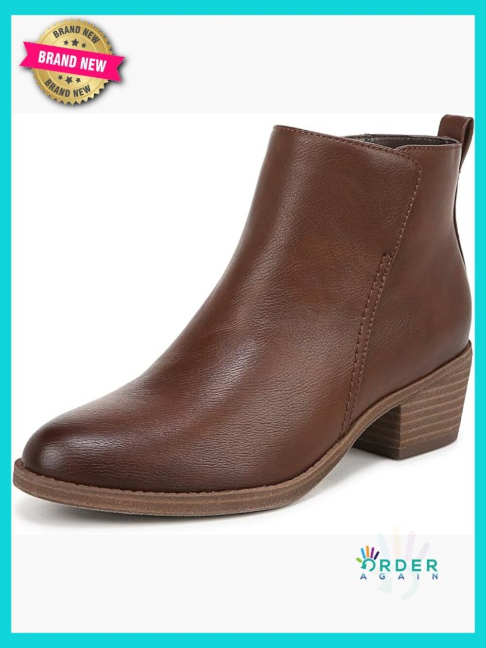 Sleek Chelsea Boot Side Zip Block Heel Ankle Bootie Comfortable All-Day Wear
